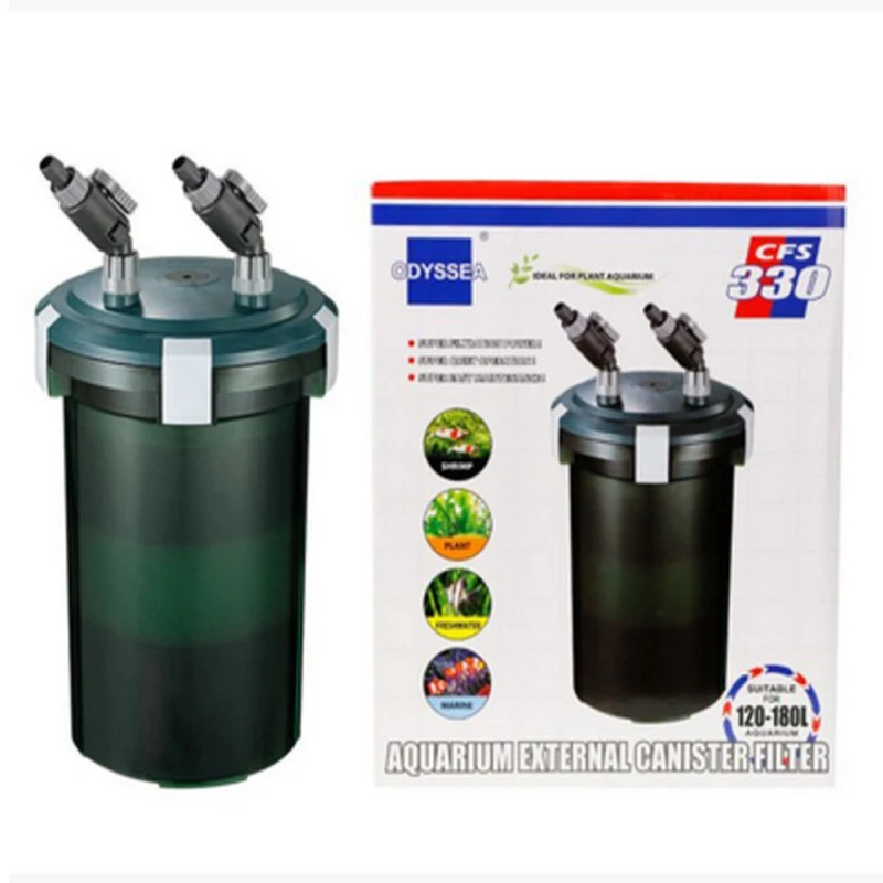 540L/h ODYSSEA CFS 330 Aquarium External Canister Filter Fish Tank