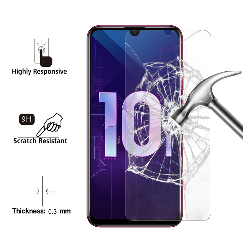 Защитное стекло закаленное для huawei honor 10 lite 10i light lit|Защитные стёкла и плёнки| |