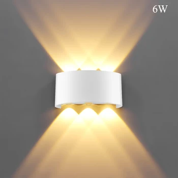 

LED Wall Lamps Indoor 2W 4W 6W 8W AC100V/220V Aluminum Decorate Wall Sconce bedroom LED Wall LightIndoor and Outdoor Decoration