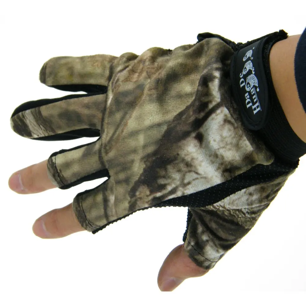 SN_ Breathable 3 Cut Finger Fishing Gloves Waterproof Hunting Gloves Free Ship 