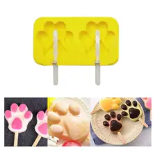 Силикагель Мороженое Плесень Popsicle формы для льда шайбу эскимо плесень Мороженое с силиконовые формы высокое качество