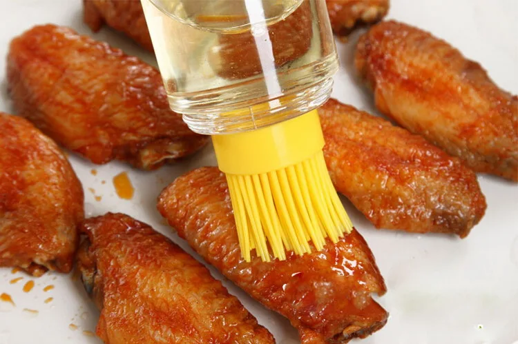 Силикон для мёда для масла бутылочка с кисточкой для приготовления барбекю выпечки блинов инструменты для барбекю Кухонные аксессуары бутылки для хранения