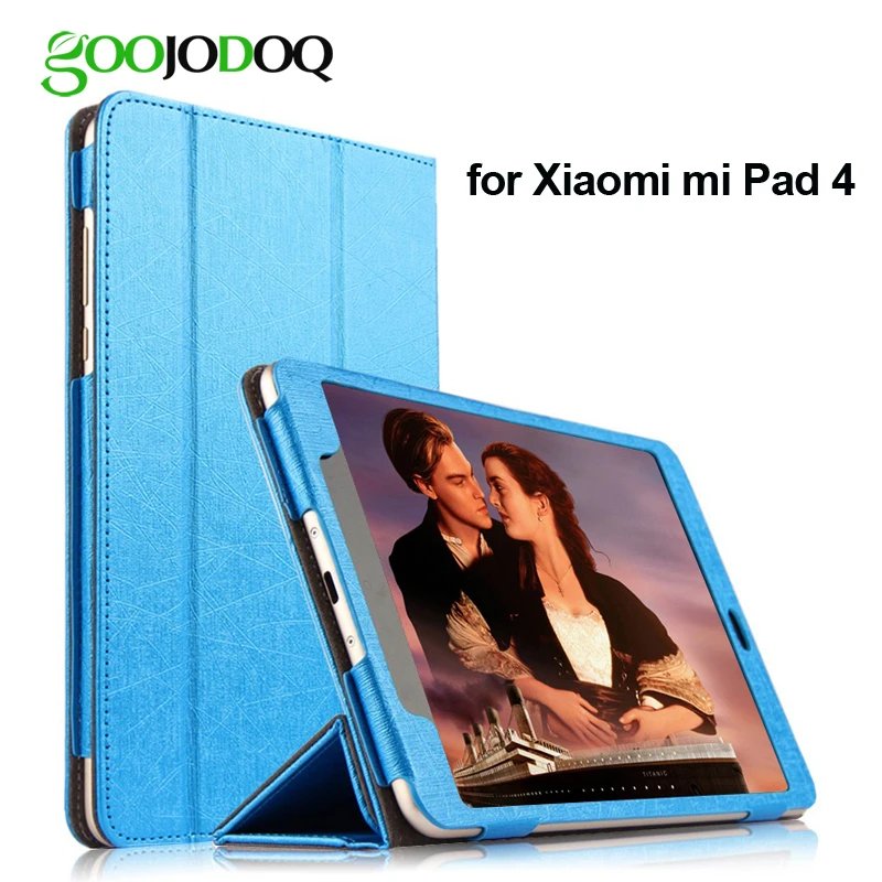 8" Case for Xiaomi Mi Pad 4 Tri-fold Stand PU Leather Smart Cover Shell mipad Shockproof Thin Slim | Компьютеры и офис