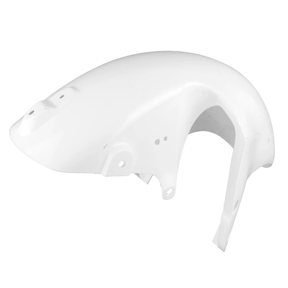 Unpainted White Front Wheel Fender Mudguard Splash Extension Extender Fairing Cover For SUZUKI HAYABUSA GSX1300R GSX 1300R 08-12