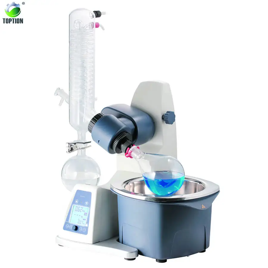 RE100-Pro Rotary Evaporator With 1000ml Evaporating Flask Receiving Heating To 180oC Chemistry Lab Distillation Equipment | Канцтовары