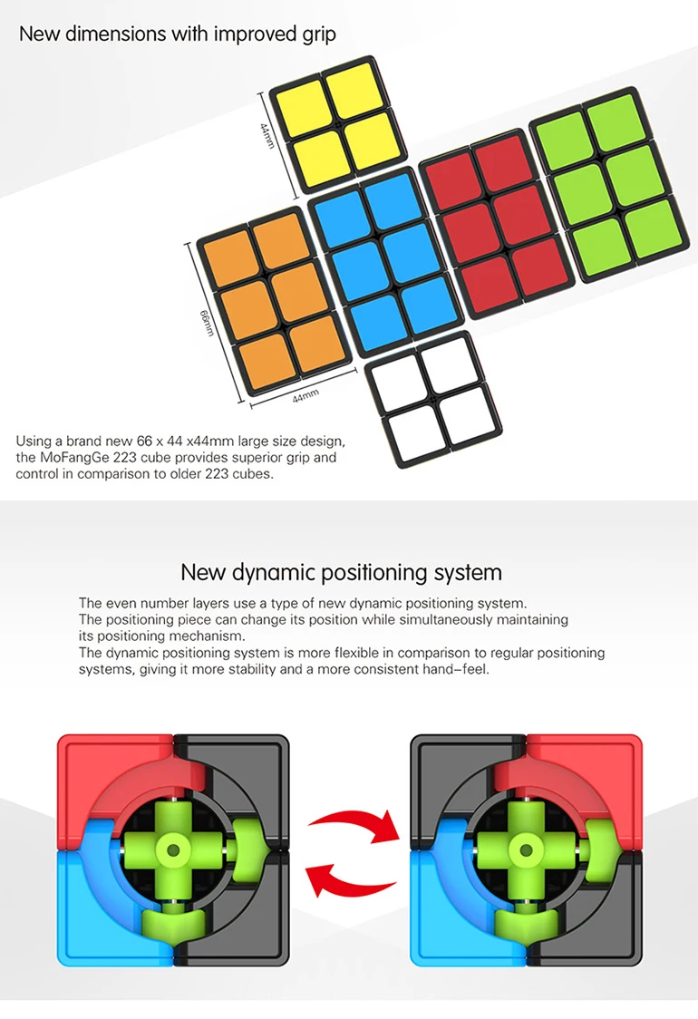 QiYi MoFangGe 2x2x3 магический куб прямоугольник 223 Cubo Magico Профессиональный скоростной нео куб головоломка Kostka антистрессовые игрушки