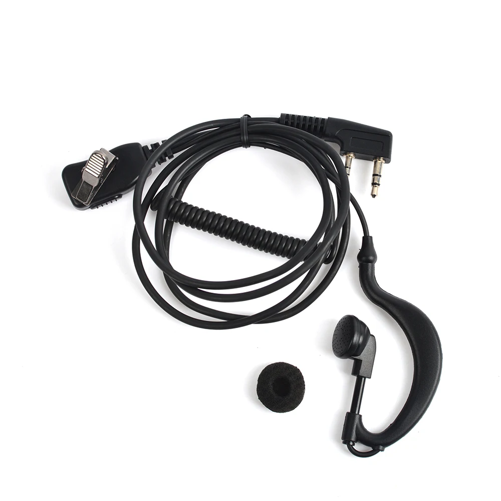 2017 10 Packed Double Needle G-Ear Earphone Walkie-talkie Two-way Radio TH-22A TH-235 TK-378 Interphone with clip | Мобильные