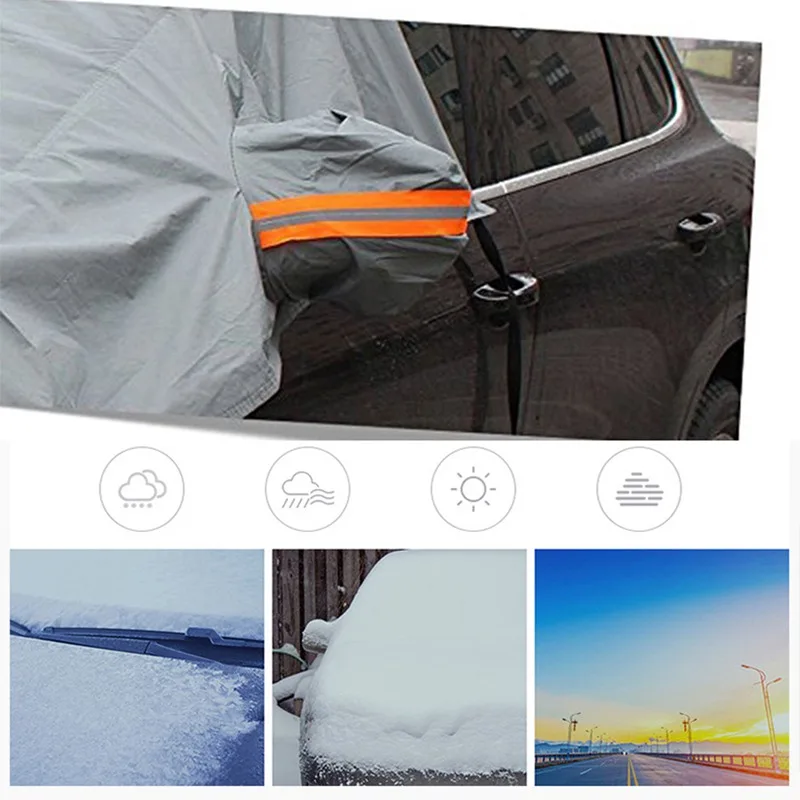 VicTsing Car Windshield Cover Auto Front Windscreen Protector Snow Ice Resistance Shield Sunshade Rain Dust Frost Guard Cover    (10)