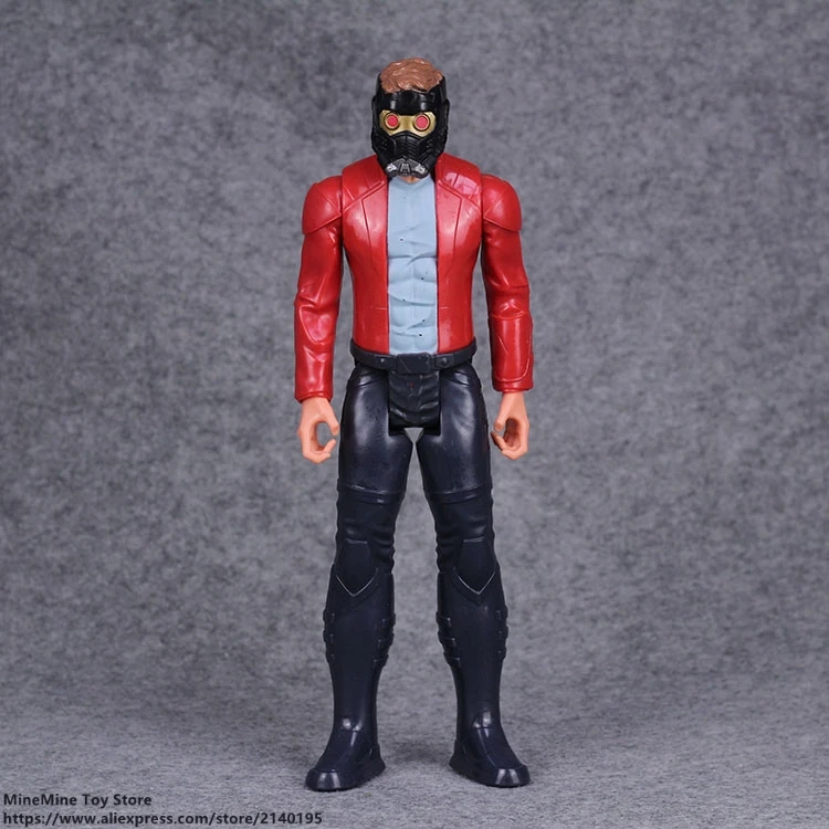 

ZXZ Marvel Avengers Star Lord 30cm Action Figure Anime Mini Decoration PVC Collection Figurine Toy model for children gift