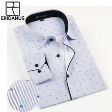 Модная мужская рубашка, бренд, мужские рубашки, свадебные, с длинным рукавом, с цветочным рисунком, мужские, повседневные, деловые, нарядные рубашки, в горошек, с принтом, X610