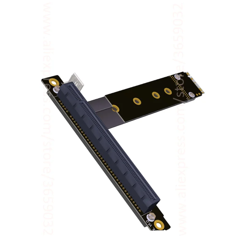 Карта расширения 32G/bps PCI e 16x к M2 M.2 NGFF NVMe Key M 2230 2242 2260 2280 кабель Gen3.0 Express x16 удлинитель
