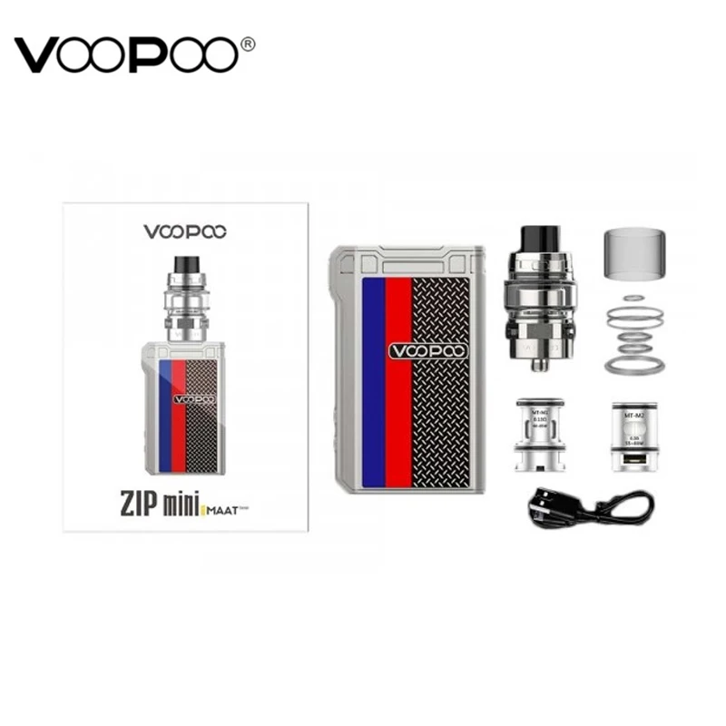 Оригинальный мини комплект Voopoo Alpha Zip встроенный аккумулятор 4400 мАч емкость 120 Вт