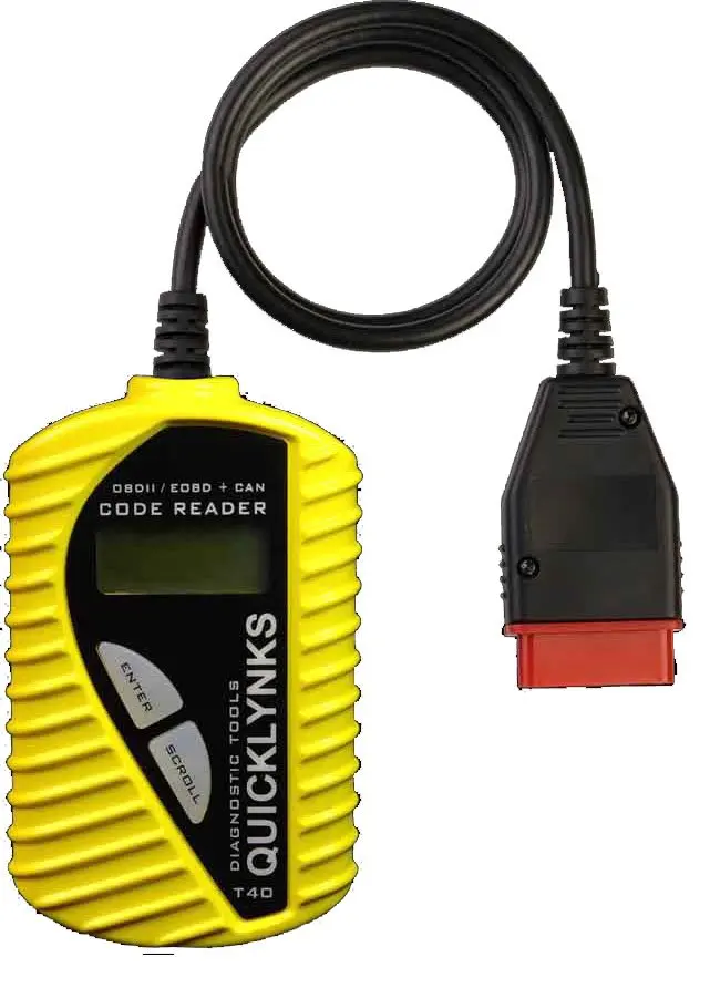 T40 vehicles diagnostic trouble code reader auto scanner (Color Yellow