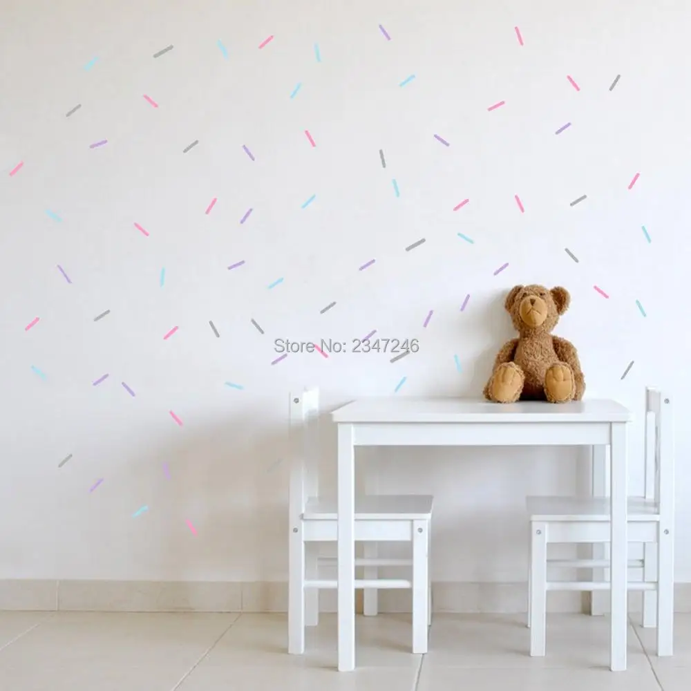 DIY الملونة رش النثار جدار الشارات للبنات غرفة الحضانة خلفية الجدار الديكور مجموعة من 4 ألوان DIY الملونة رش النثار جدار الشارات للبنات غرفة الحضانة خلفية الجدار الديكور مجموعة من 4 ألوان