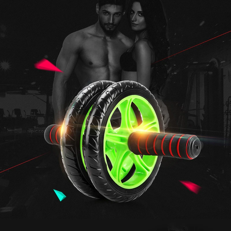 

Abdominal Wheel Ab Roller Fitness Equipment Muscle Exercise GYM Equipment Trainer with Mat Keep Fit Wheels Ab Wheel Women Man 30