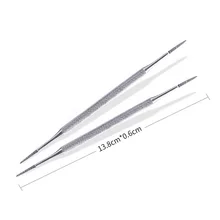 Черный пилочка Onychomycosis Paronychia 1 шт. двусторонний педикюр атласная кромка вросший носок ноготь Лифтер подиатрический инструмент