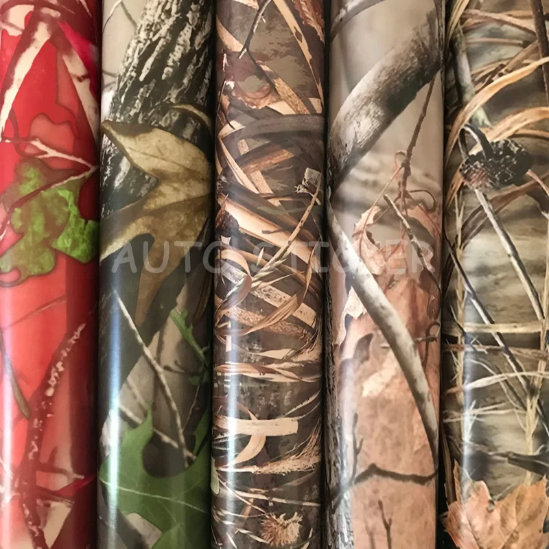 five kinds real-tree camo vinyl car wraps 2
