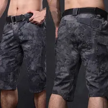 Тактический Открытый Камуфляж капри шорты для мужчин хлопок полиэстер укороченные быстросохнущие брюки Кемпинг тур