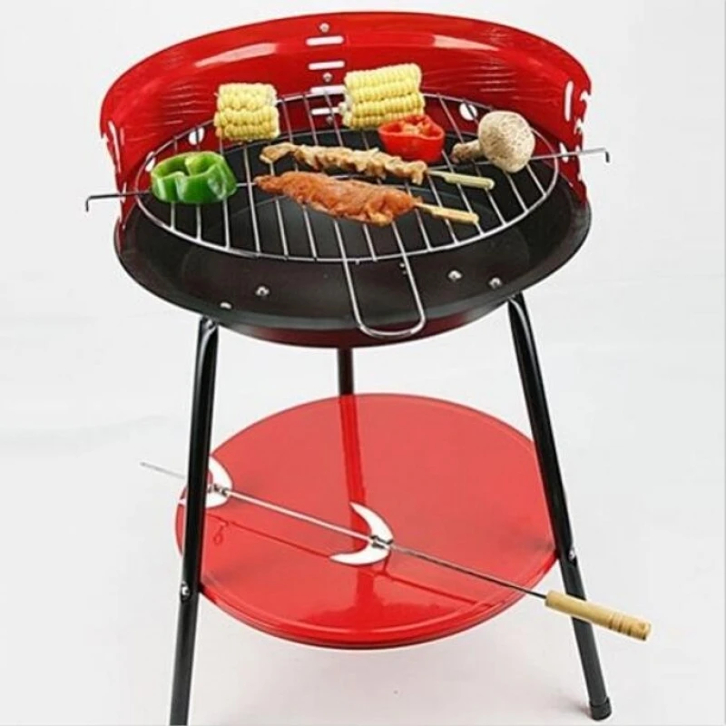 Outdoor-BBQ-Barbecue-Grill-Stand-Garden-Camping-Party-Cooking-Stove-36cm-Black-Red_800x800