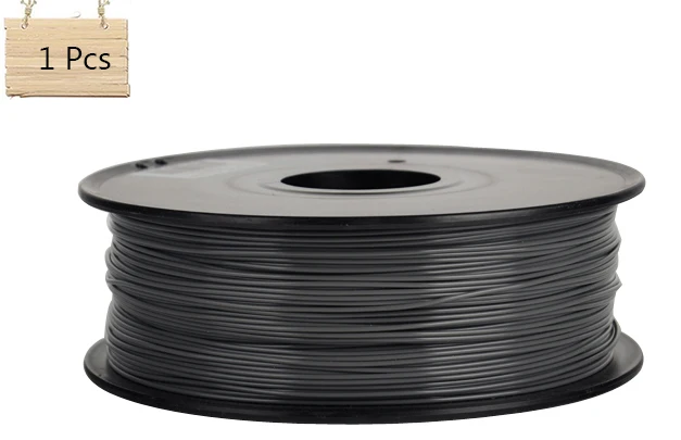 

1Roll 3D Printer Filament ABS/PLA Black 1.75mm 1KG/Roll Dimensional Accuracy +/- 0.02mm. For Anet 3D Printer