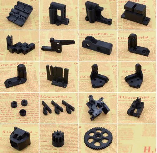 Набор пластиковых деталей для переделки swчайник Prusa i3 FDM Reprap I3 набор M5/M8 свинцовый