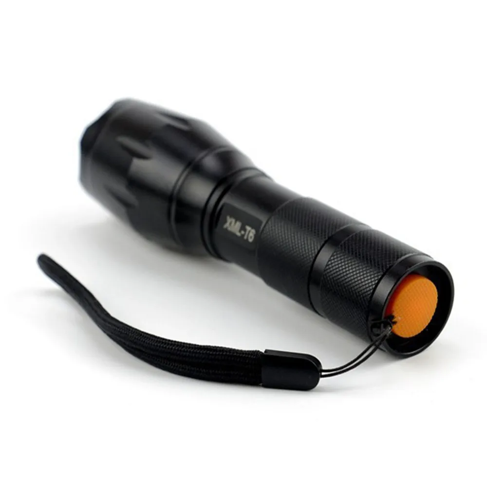 18650/3*AAA Battery LED Torch Light E17 CREE XM L T6 5Mode Zoomable