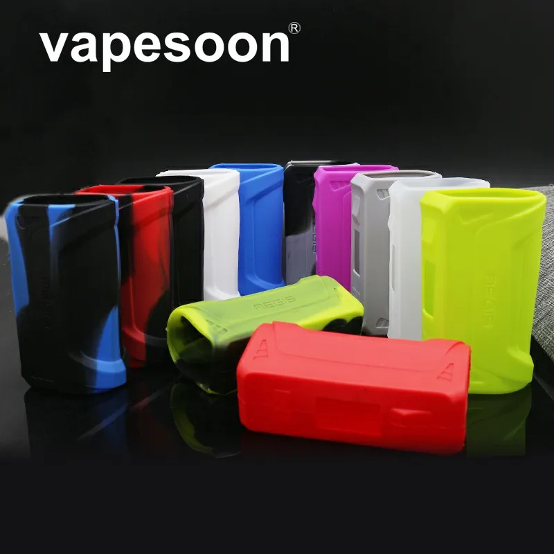 

VapeSoon New Arrival Protective Silicone Case For GeekVape AEGIS 100W TC BOX MOD Colorful Silicone Case 12 Colors