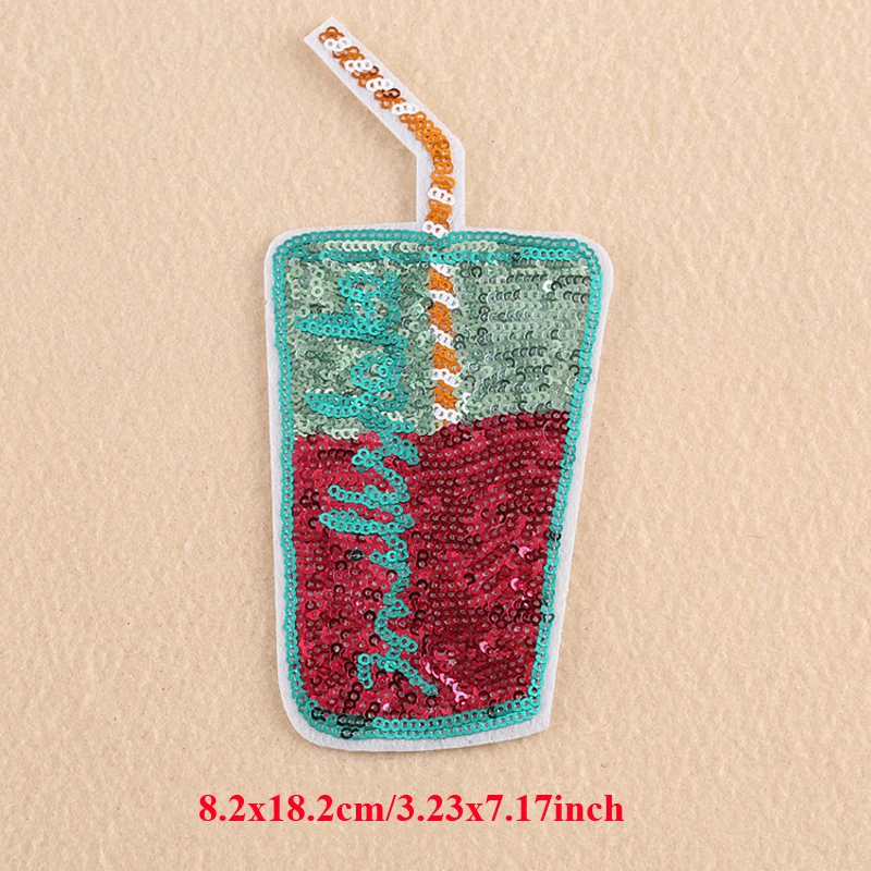 20pcs Sew On Appliques Glitter parches ropa Sequined Jacket Patch For Clothing Patches Jacket