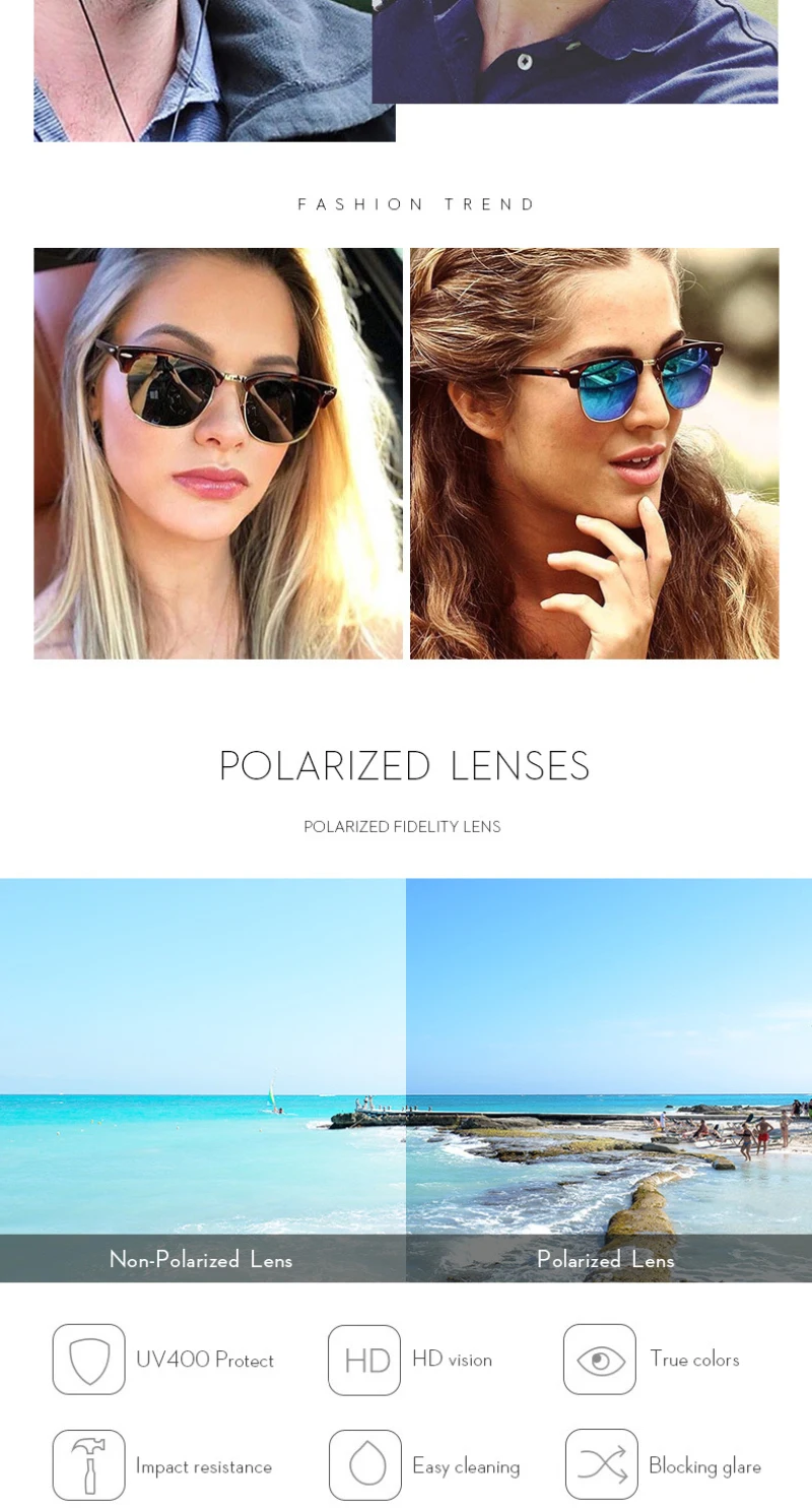 MIZHO классические поляризационные солнцезащитные очки мужские ретро брендовые дизайнерские высококачественные женские Солнцезащитные очки женские мужские модные зеркальные солнцезащитные очки