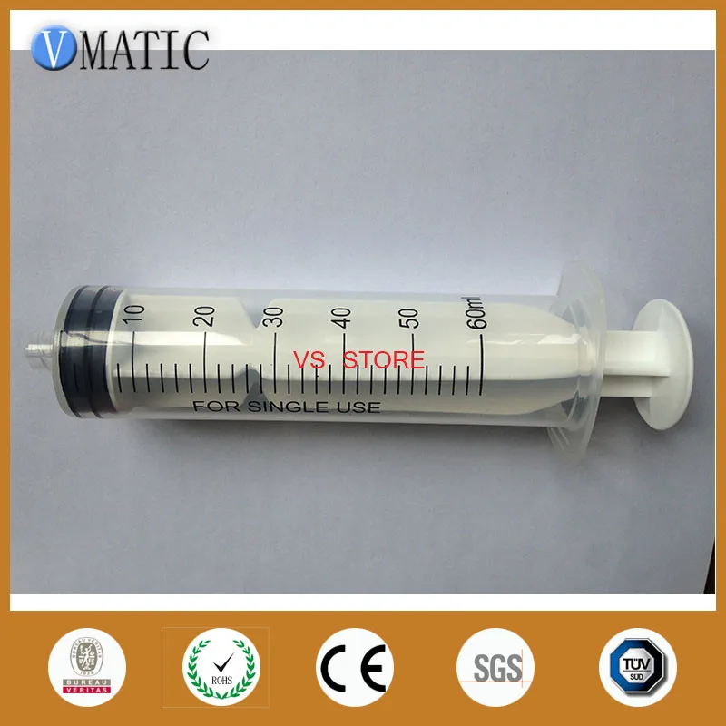 

Free Shipping 10 Pcs 60ml 60cc Glue Dispensing Syringe Plastic Liquid Syringe