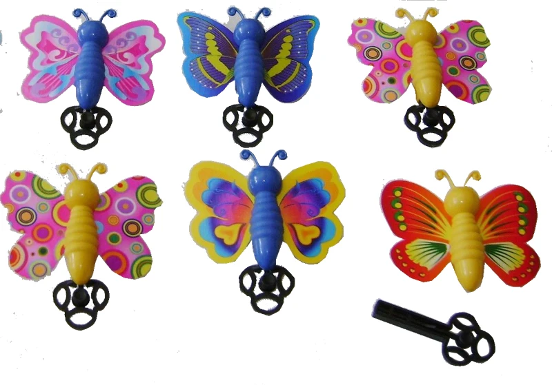 NEW 12 FLYING BUTTERFLY TOYS KEY SPRING BUTTERFLIES PARTY LOOT BAG FILLERS HB-2 