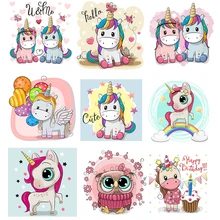 Полный квадратный кристалл бриллиантовой вышивки мозаика мультфильм единорог картина пони DIY алмазная живопись вышивка крестиком хобби и ...(China)