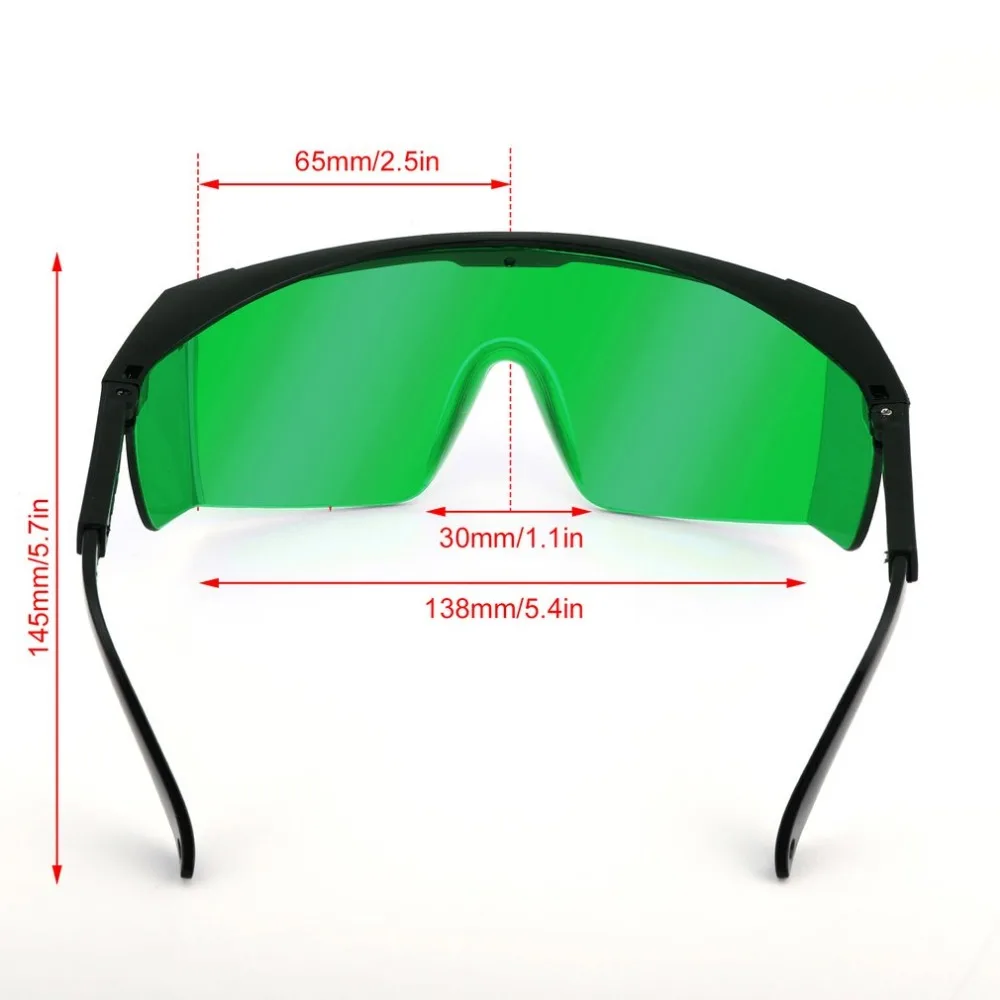 Лазерные защитные очки для фиолетового/синего 200-450/800-2000nm абсорбционные круглые защитные очки лазерные защитные очки