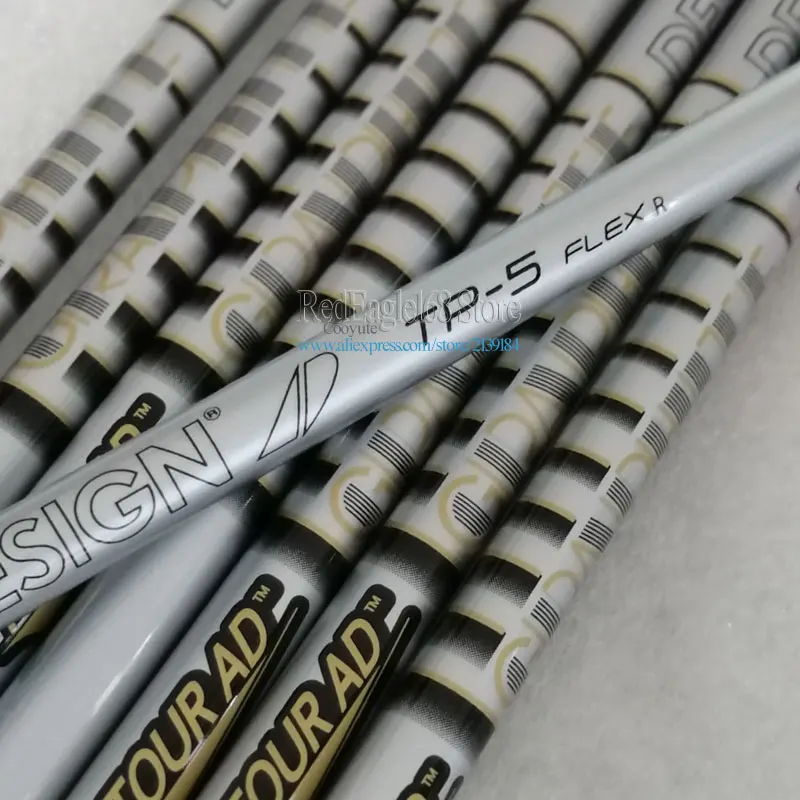 Cooyute New Golf shaft TOUR AD TP-5 Golf Irons 0.355 Graphite shaft R or S Flex Golf irons shaft 9Pcs/lot Free shipping