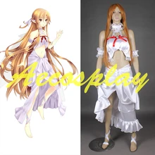 JP Anime SAO Asuna Yuuki Cosplay Espada Arte Online SAO Espada de Arte En Línea ALO Asuna Yuuki Uniforme