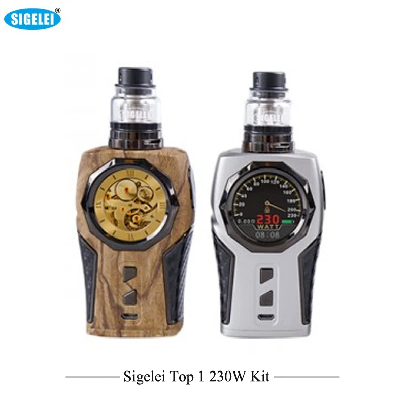 

Pre-Order,Original Vaporizer Sigelei Top1 230W Box Mod TC Kit With Tank with 2ml P9 Sigelei Sub ohm Tank VS Vfeng E-Cigarettes