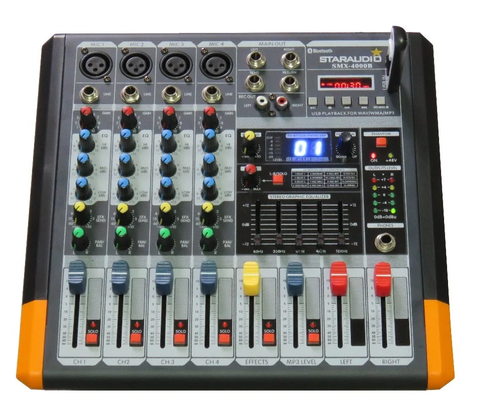 4CH AMPLIER AUDIO MIXER (9)
