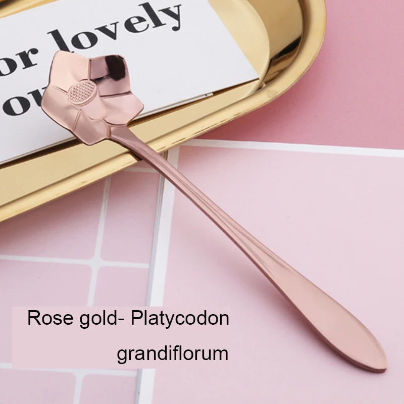 Rose gold-Platycodon grandiflorum