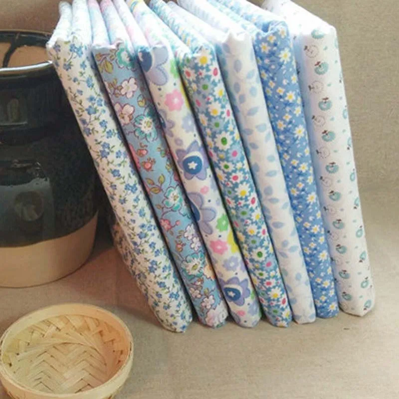 

Hoomall 7Pcs/Lot 25x25cm Mixed Flower Fabric for Sewing Doll Cloth DIY Quilting Patchwork Tissue Textile Sewing Cotton Fabrics