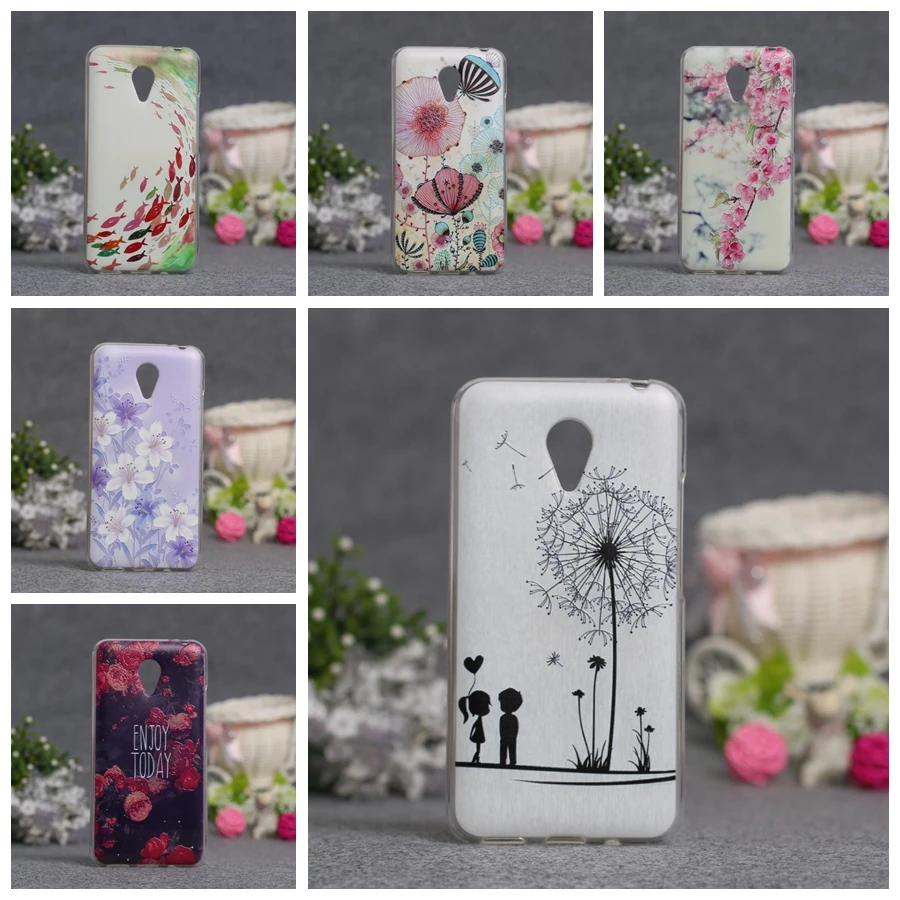 

for Meizu M2 Note Silicon Case 5.5 inch Paiting Back Soft TPU Cover Case For Meizu M2 Note Meilan Note 2 M2Note 5.5" Phone Cases