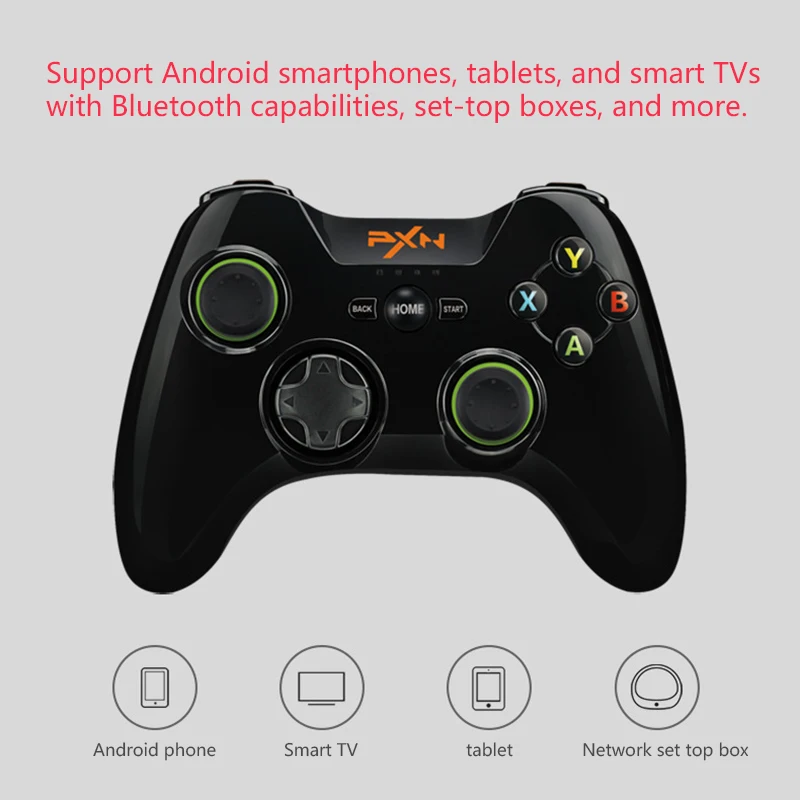 Pxn 9623 перезаряжаемый Bluetooth беспроводной джойстик геймпад игровой контроллер для Ios Android Windows смартфон без телефона