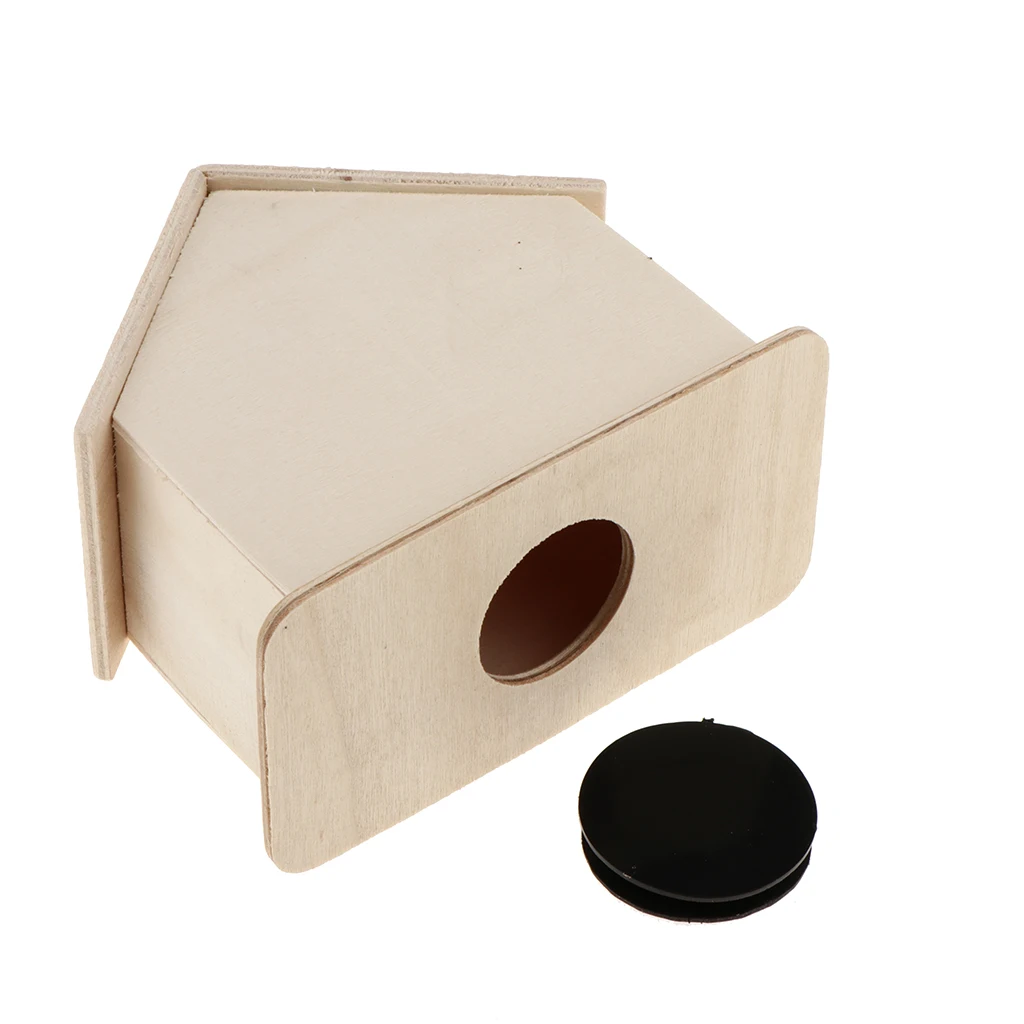 Unfinished Wood DIY Wood Pen Holder Hand Made Desk Organizer Pen Pot School Office Supplies Pen Stand Creative MDF Kids DIY Toys