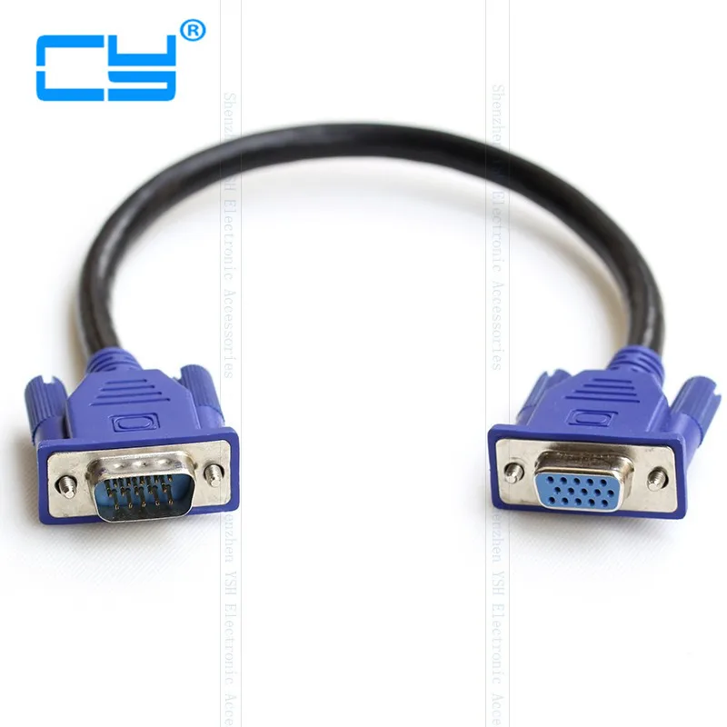 Standard Edition VGA Cable 15pin Male to Female cable HD15Pin VGA D Sub