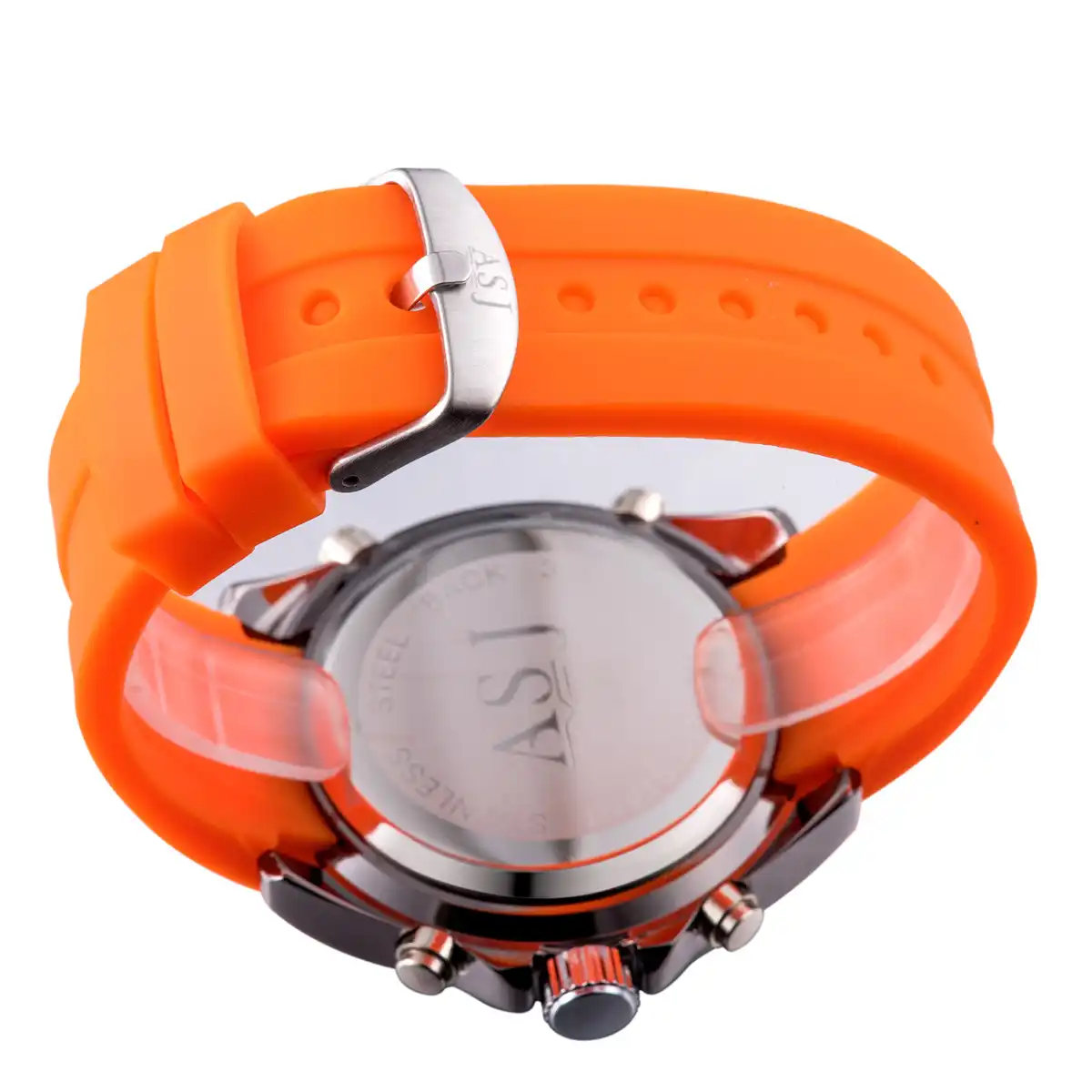 Orange Color Silicone Band 2016 Brand Luxury Casual Watches Mens Watch For Men Clock Sport