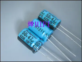 

2019 hot sale 10pcs/30pcs Rubycon Japan Genuine RX30 Electrolytic Capacitor 50v47uf 8x11 free shipping