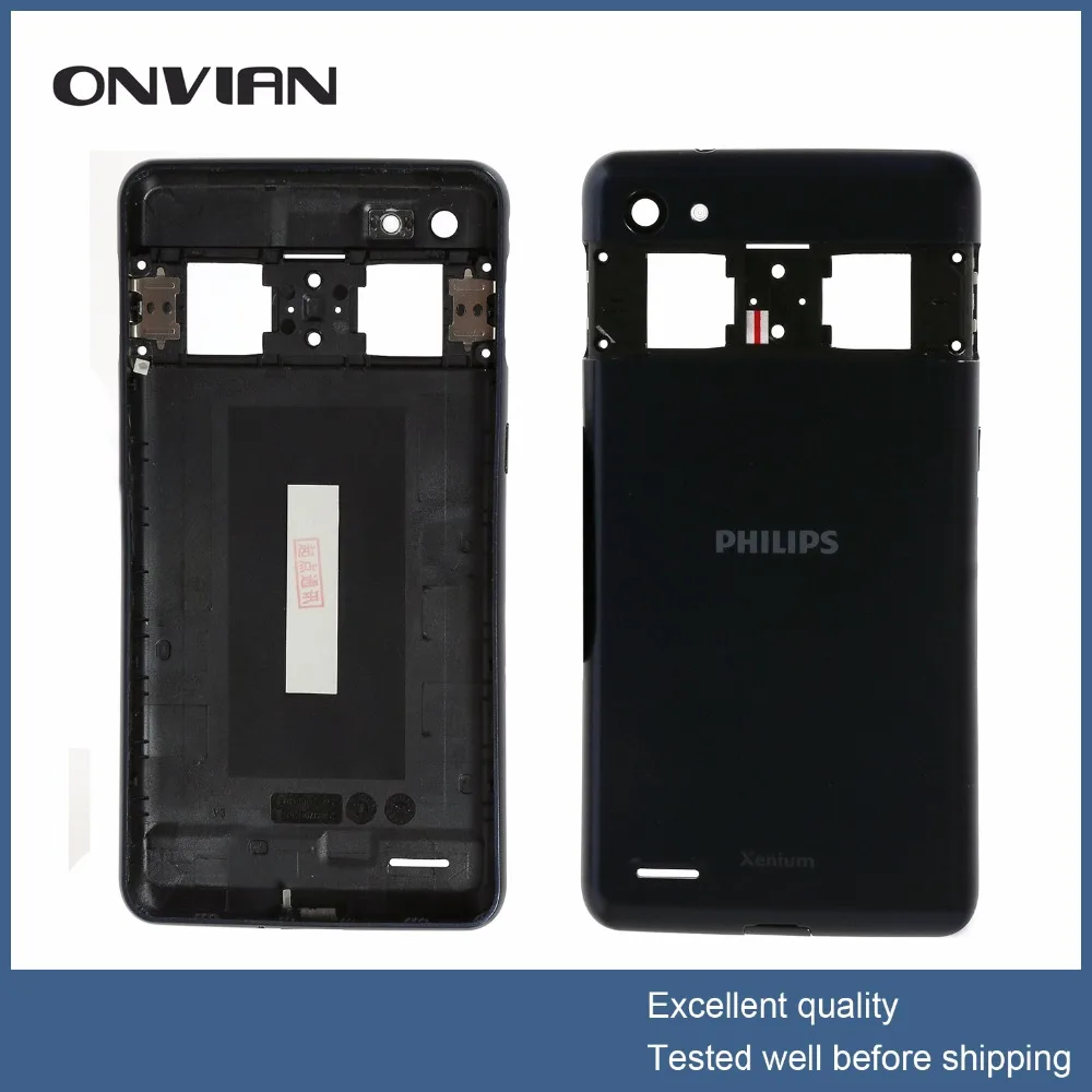 Brand New Replacement For Philips Xenium W6610 W6618 Battery Cover Housing with sim back case