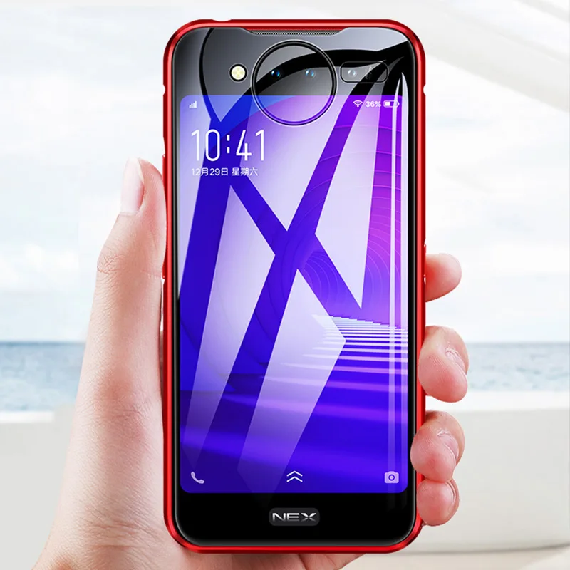 Магнитный чехол 360 градусов для VIVO NEX 2 X23 X27 двустороннее закаленное стекло +