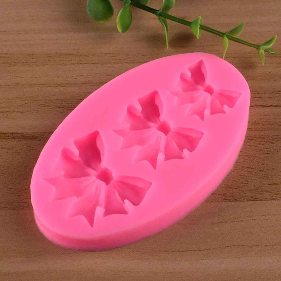 DIY украшение в виде банта для торта инструменты шоколада силиконовая форма