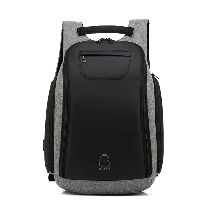 

BAIBU 2018 New Anti theft Backpack 15.6inch USB Charge Laptop Backpack Men Women Oxford Backpacks School Bags for Teenagers