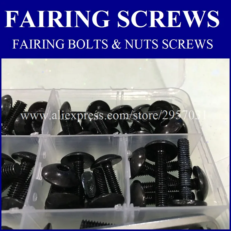 

Fairing bolts kit For KAWASAKI Ninja ZX14R ZX-14R 2012 2013 2014 12 13 14 Body Fairing Bolt Screw Fastener Fixation Kit K-61